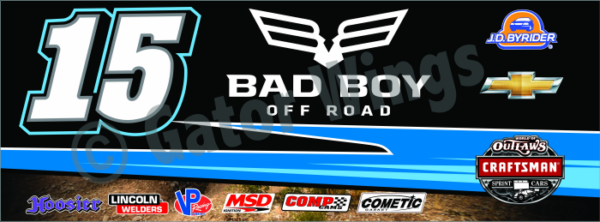 DSUSA15-2015 - 2015 Donny Schatz USA15 Bad Boy Blue Top Wing Panel