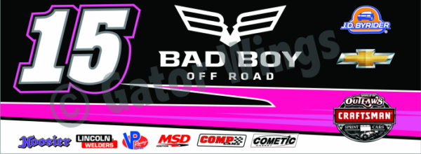 DSUSA15-2016 - 2016 Donny Schatz USA15 Bad Boy Pink Top Wing Panel