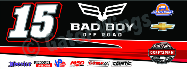 DSUSA15-2015 - 2015 Donny Schatz USA15 Bad Boy Red Top Wing Panel