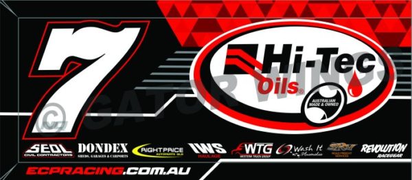 NQ7-2021 – 2020 Lockie McHugh NQ7 Hi-Tec Oils Top Wing Panel